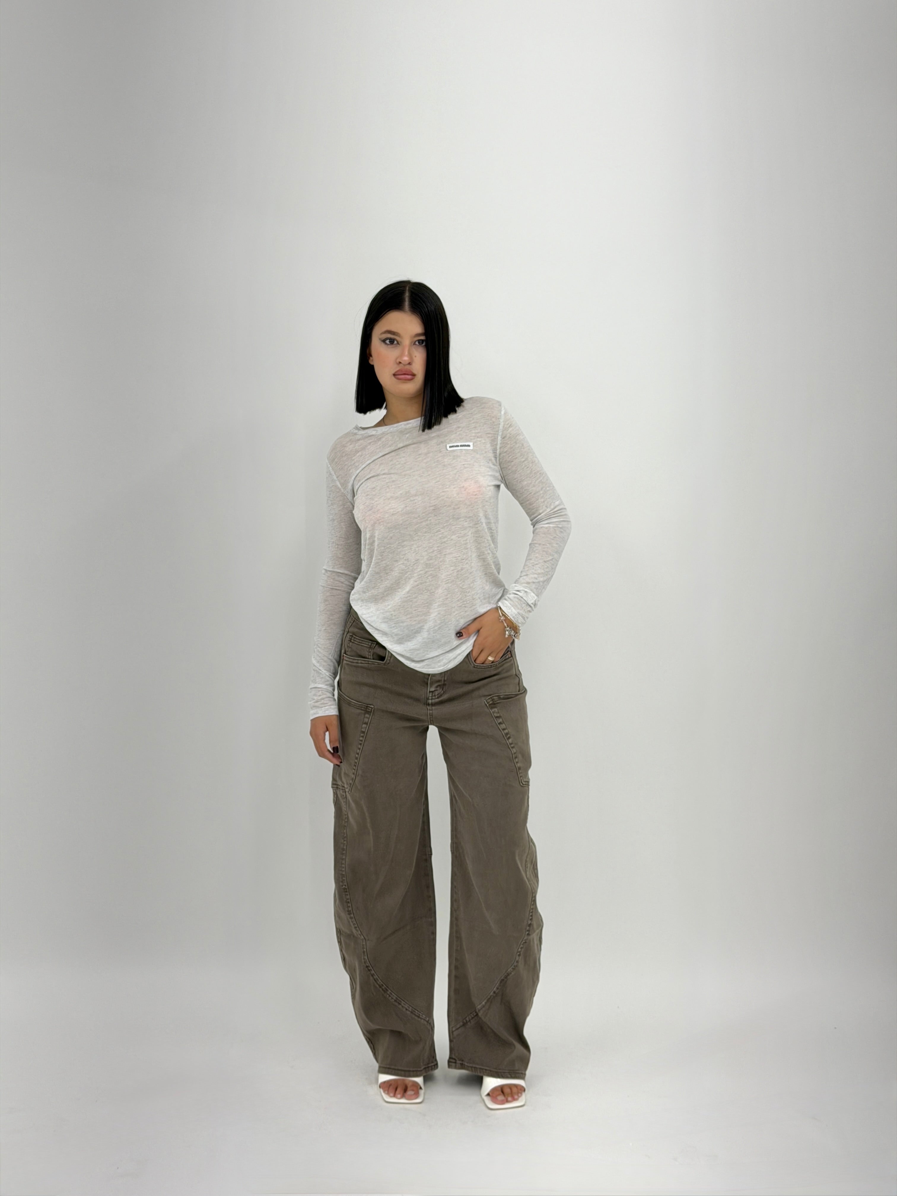 MAGLIA CENERE